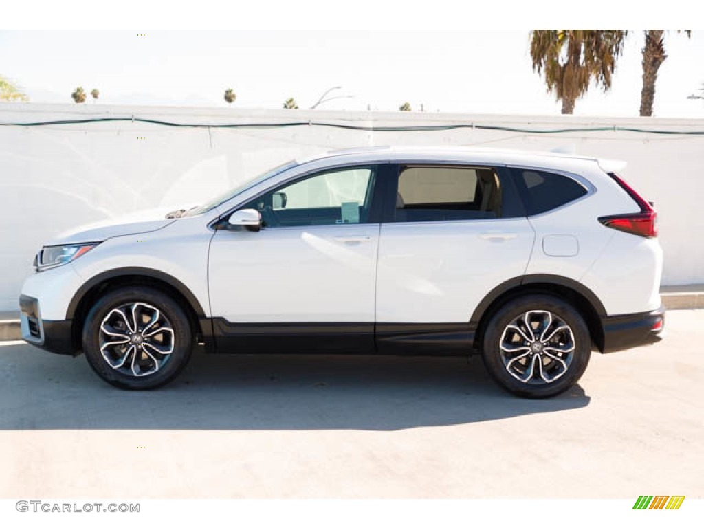 2021 CR-V EX-L - Platinum White Pearl / Gray photo #8