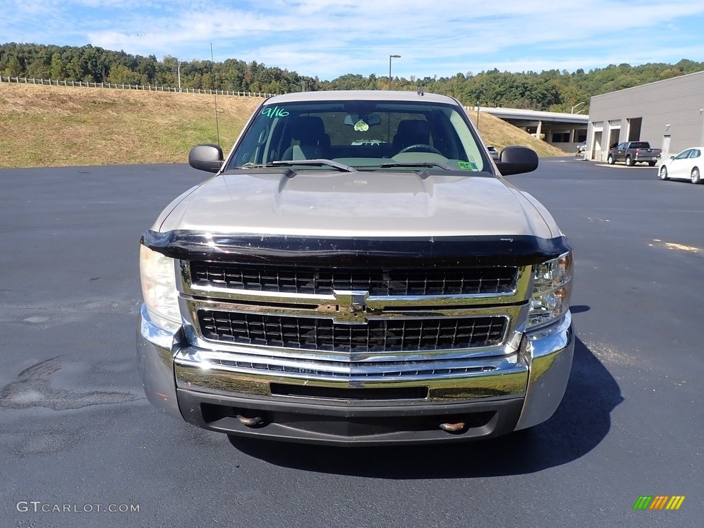 2009 Silverado 2500HD Work Truck Extended Cab 4x4 - Silver Birch Metallic / Dark Titanium photo #3