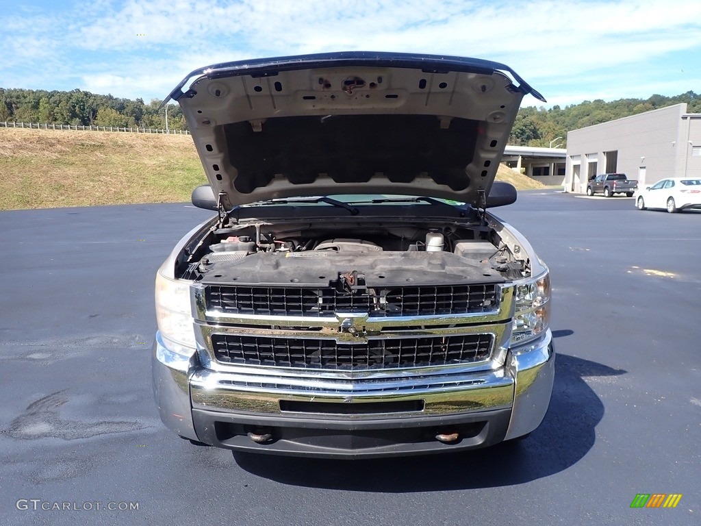 2009 Silverado 2500HD Work Truck Extended Cab 4x4 - Silver Birch Metallic / Dark Titanium photo #4