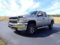 2009 Silver Birch Metallic Chevrolet Silverado 2500HD Work Truck Extended Cab 4x4  photo #6