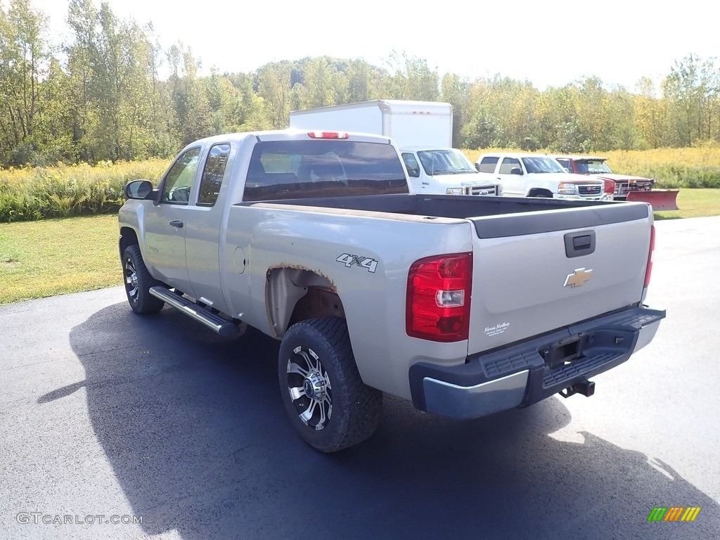 2009 Silverado 2500HD Work Truck Extended Cab 4x4 - Silver Birch Metallic / Dark Titanium photo #8