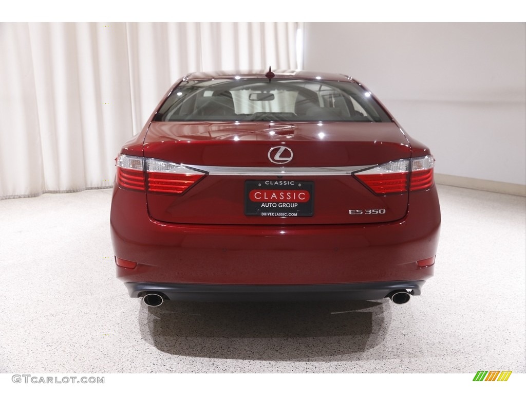 2014 ES 350 - Matador Red Mica / Light Gray photo #22