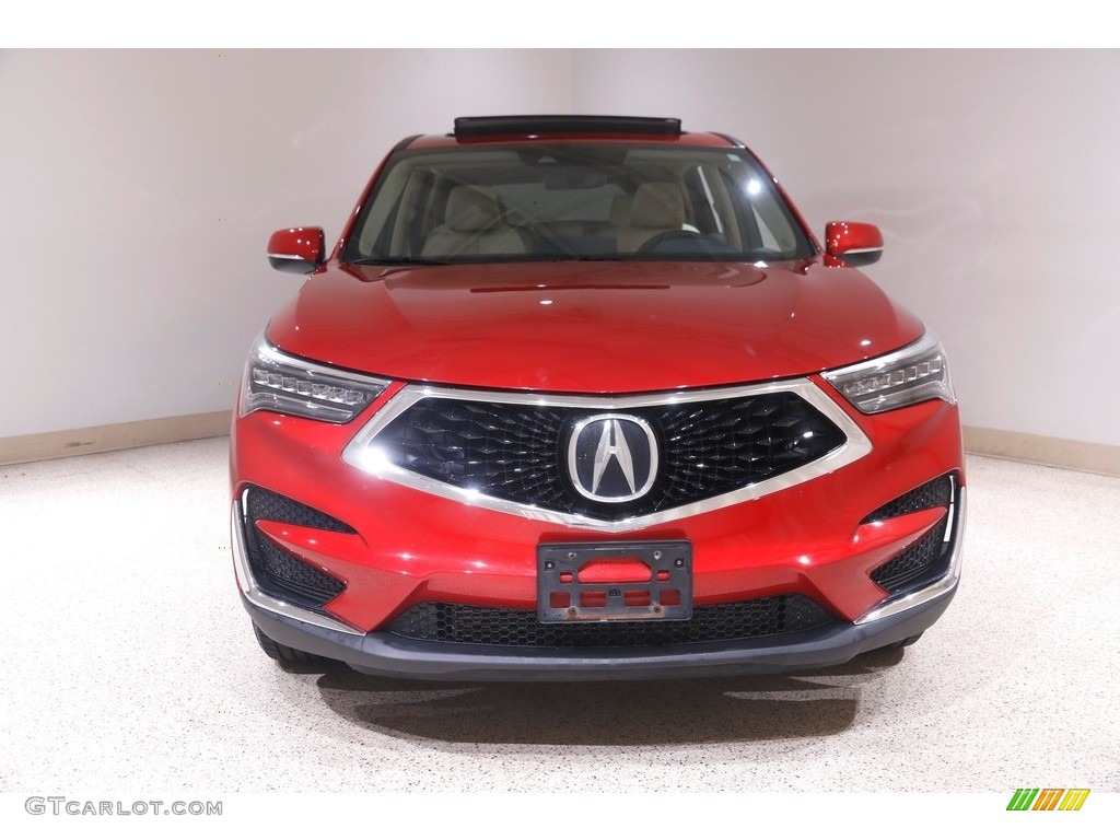 2019 RDX Technology AWD - Performance Red Pearl / Parchment photo #2