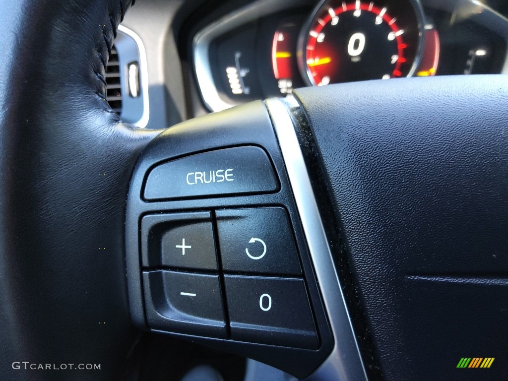2017 Volvo S60 T6 AWD Soft Beige Steering Wheel Photo #144922809