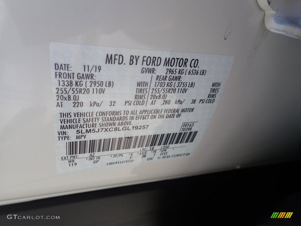 2020 Lincoln Aviator Reserve AWD   Photo #144923163