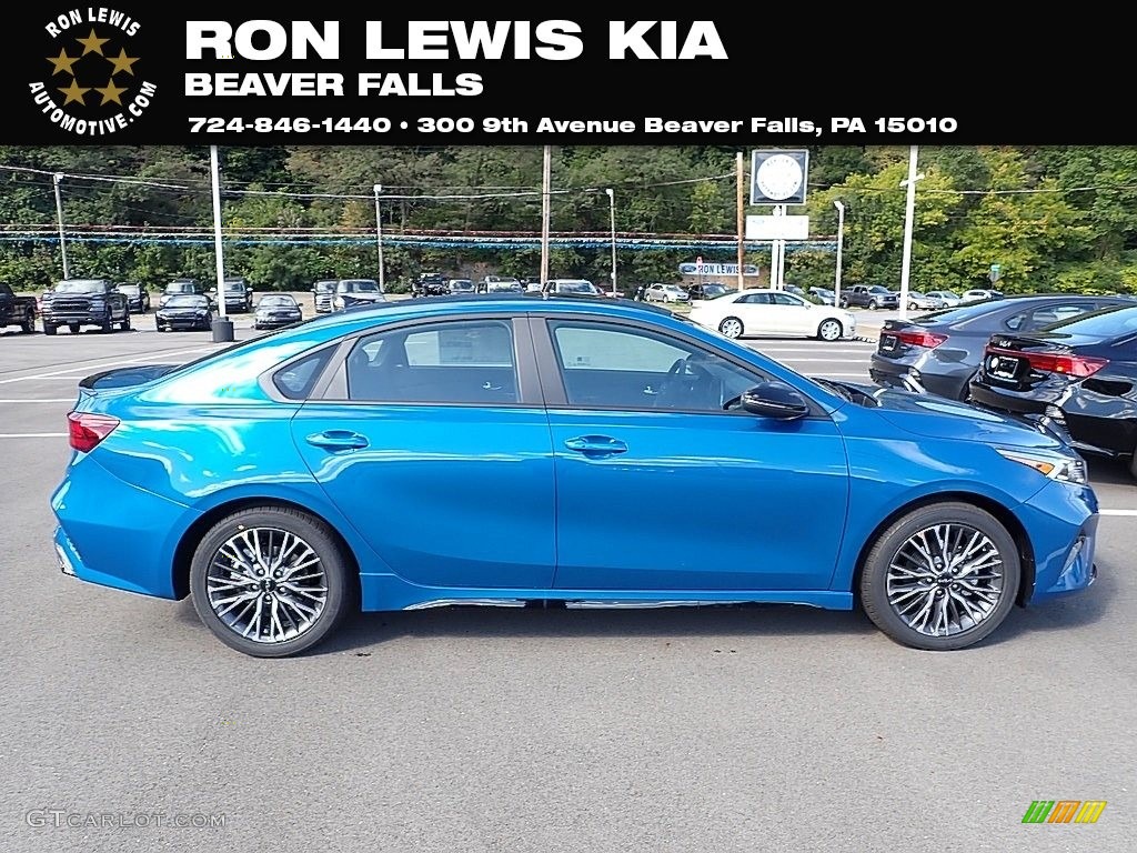 2023 Forte GT-Line - Sporty Blue / Black photo #1