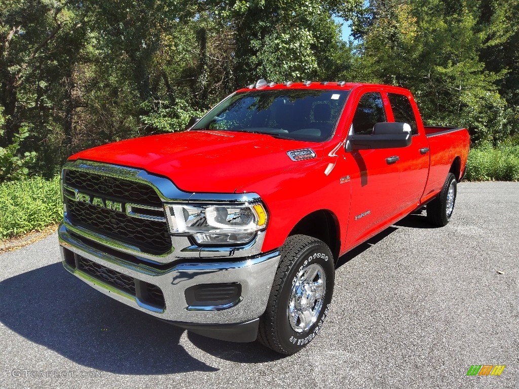 2022 2500 Tradesman Crew Cab 4x4 - Flame Red / Black/Diesel Gray photo #2