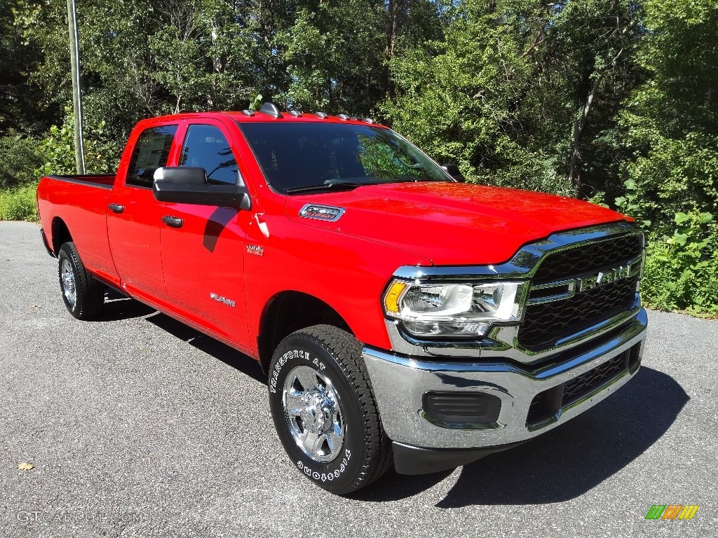 2022 2500 Tradesman Crew Cab 4x4 - Flame Red / Black/Diesel Gray photo #4