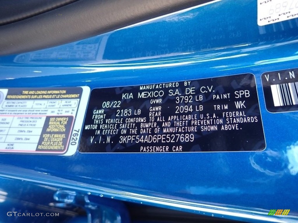 2023 Forte GT-Line - Sporty Blue / Black photo #20