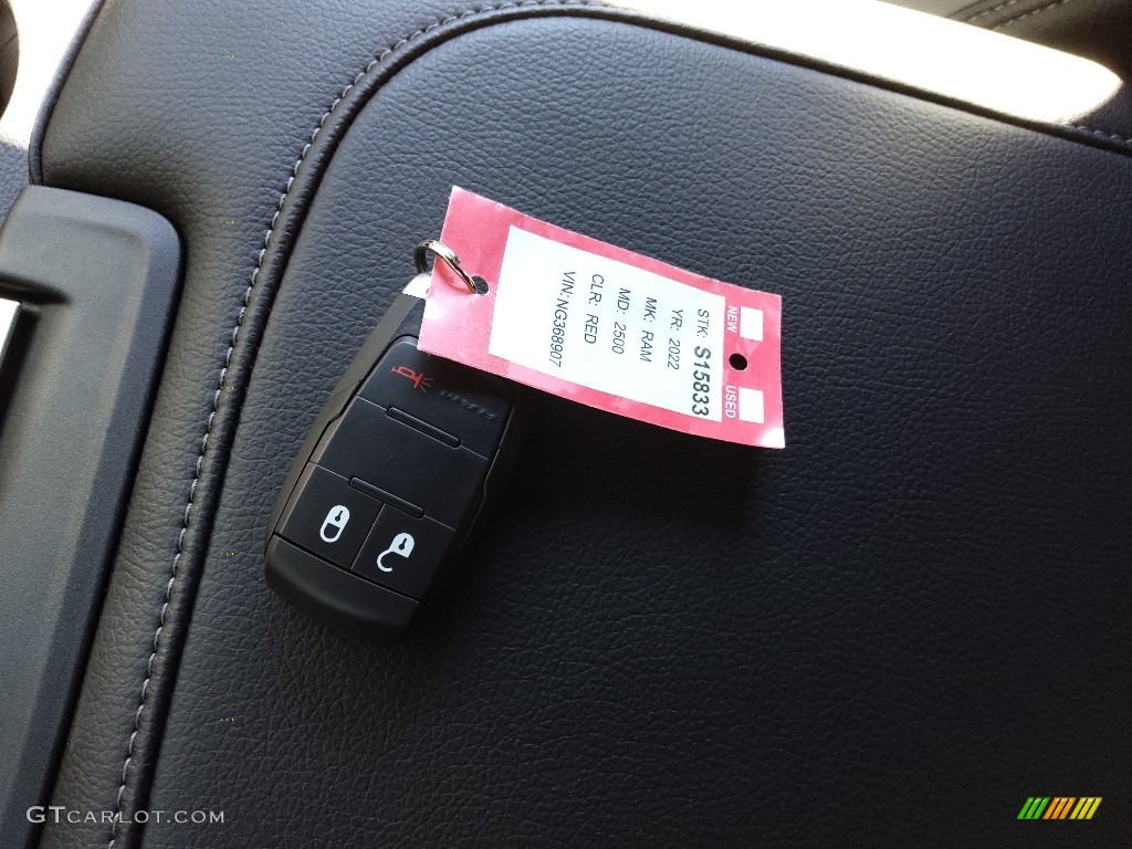 2022 2500 Tradesman Crew Cab 4x4 - Flame Red / Black/Diesel Gray photo #27