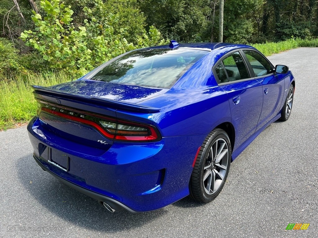 2022 Charger R/T Plus - Indigo Blue / Black photo #6