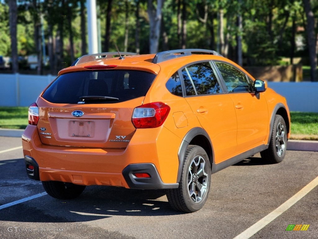 2013 XV Crosstrek 2.0 Premium - Tangerine Orange Pearl / Black photo #6