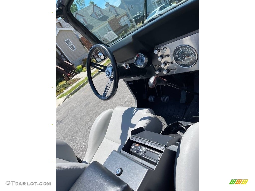 1977 Jeep CJ7 4x4 Black Dashboard Photo #144925215