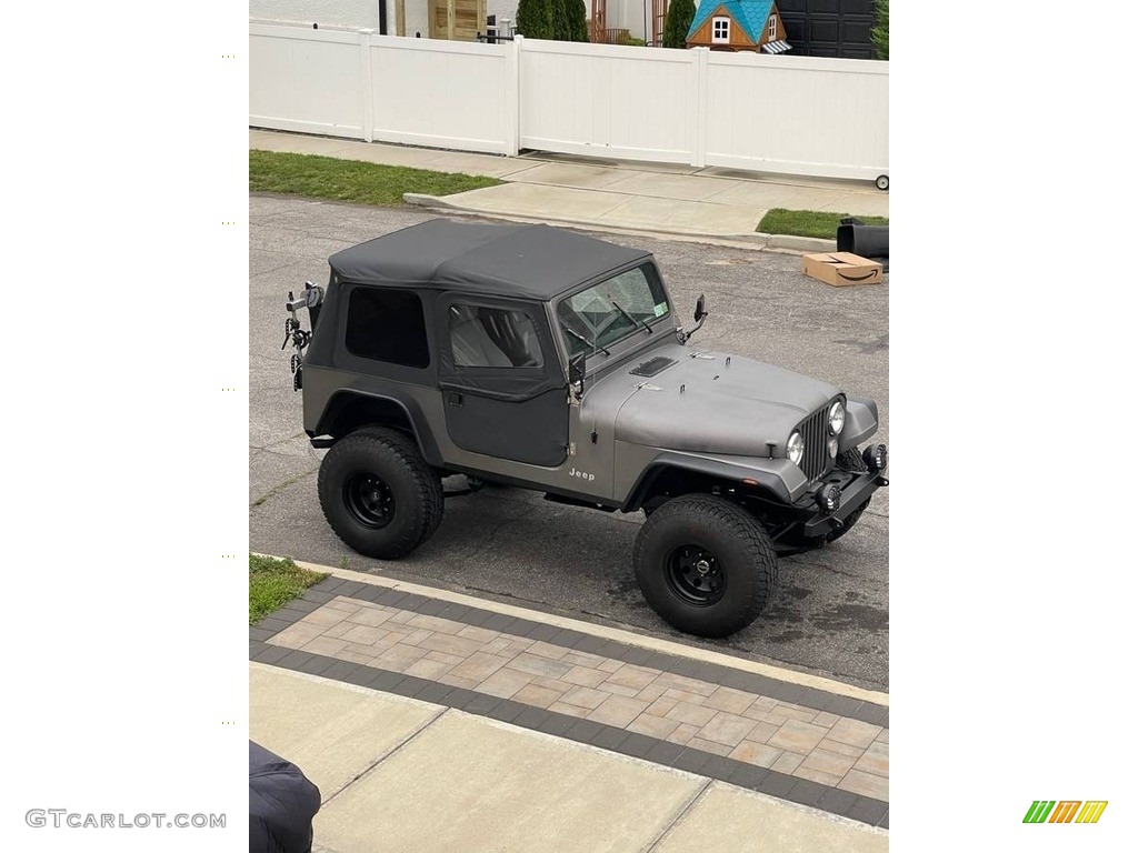 Pewter Gray Metallic 1977 Jeep CJ7 4x4 Exterior Photo #144925233