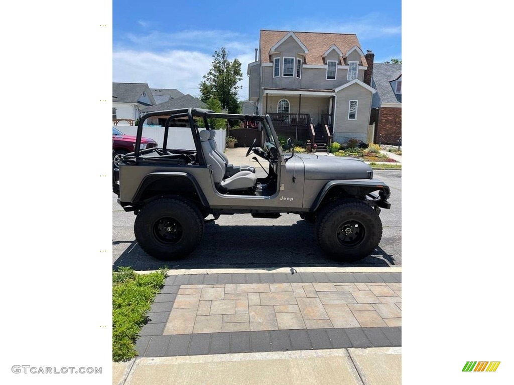 Pewter Gray Metallic 1977 Jeep CJ7 4x4 Exterior Photo #144925251