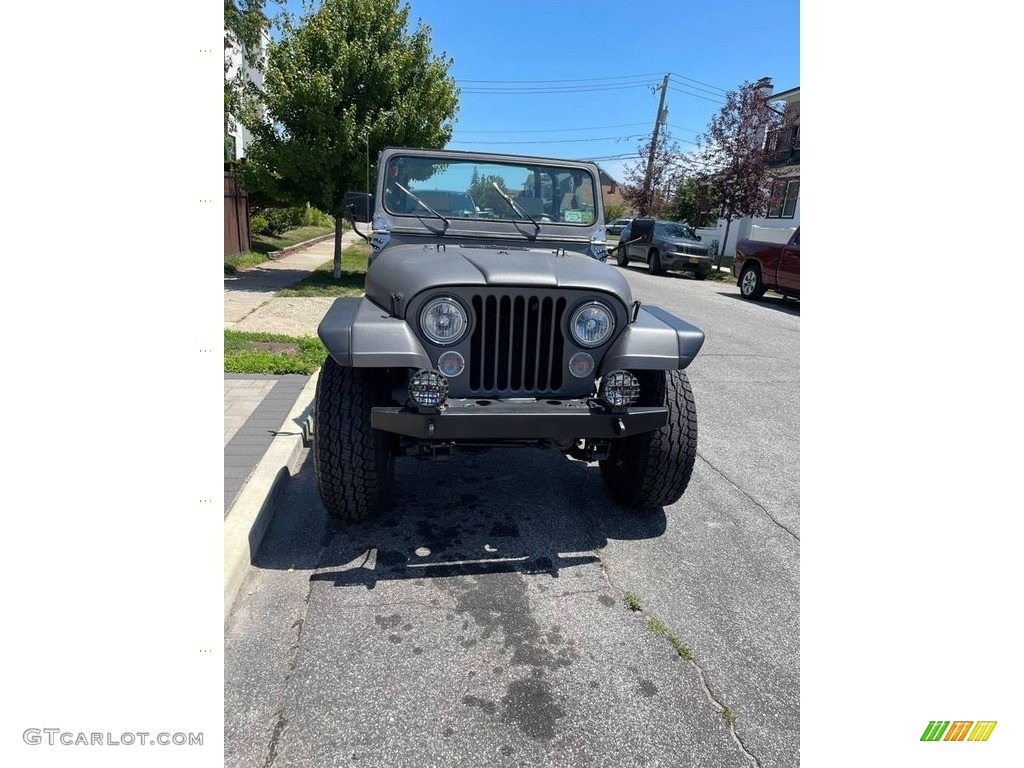 Pewter Gray Metallic 1977 Jeep CJ7 4x4 Exterior Photo #144925263
