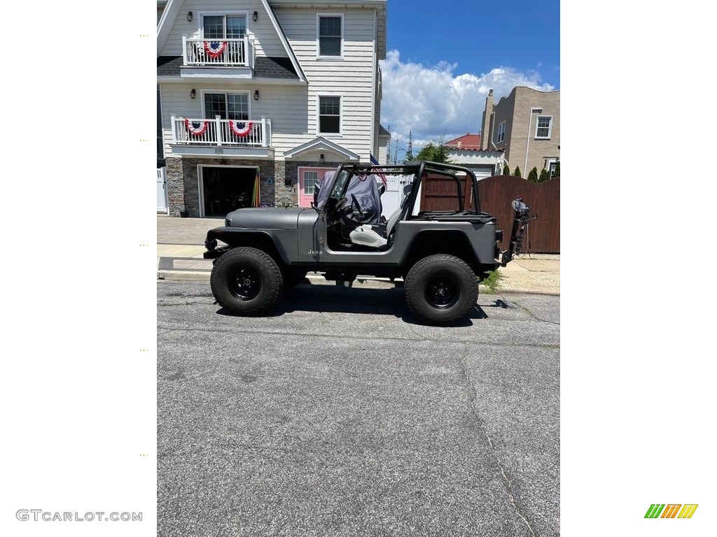 Pewter Gray Metallic 1977 Jeep CJ7 4x4 Exterior Photo #144925272