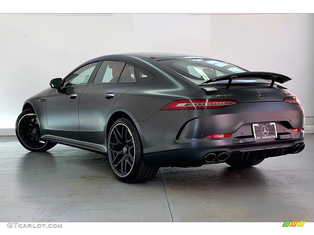 2022 AMG GT 43 - Graphite Gray Magno (Matte) / Red Pepper/Black photo #2