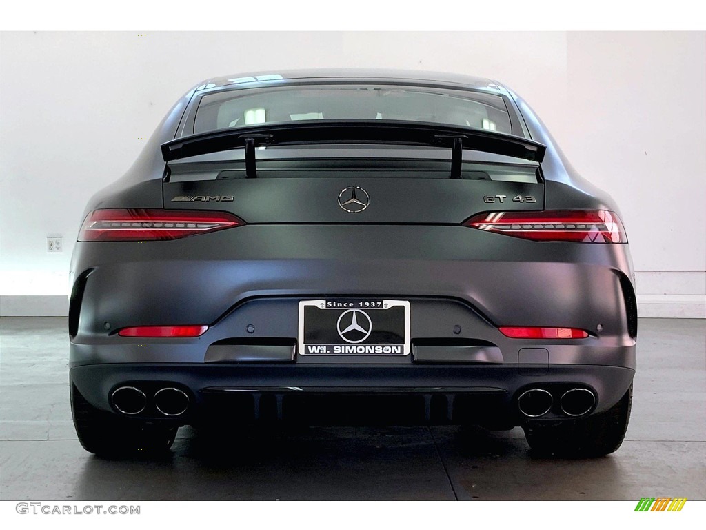 2022 AMG GT 43 - Graphite Gray Magno (Matte) / Red Pepper/Black photo #3