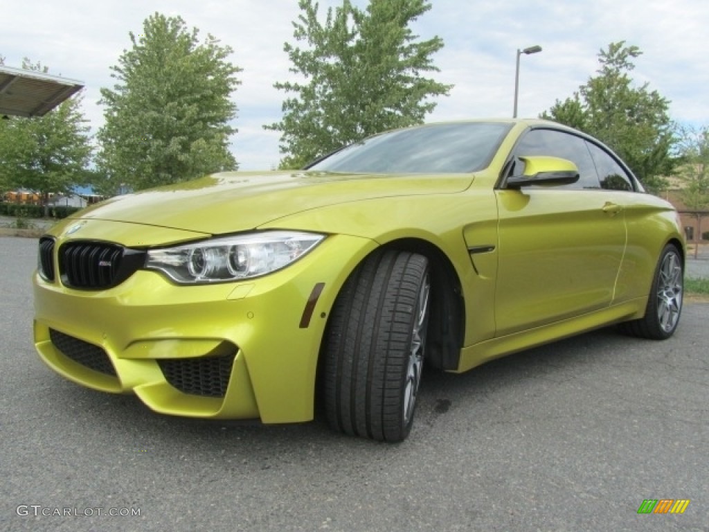 Austin Yellow Metallic 2016 BMW M4 Convertible Exterior Photo #144925895