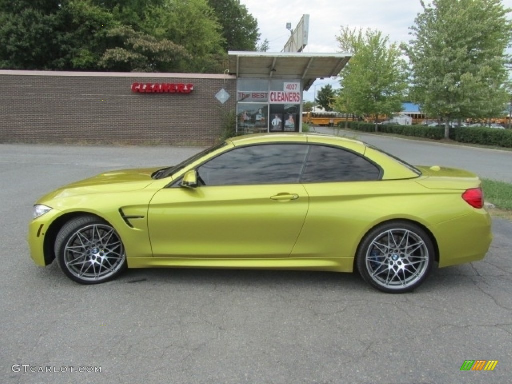 Austin Yellow Metallic 2016 BMW M4 Convertible Exterior Photo #144925905