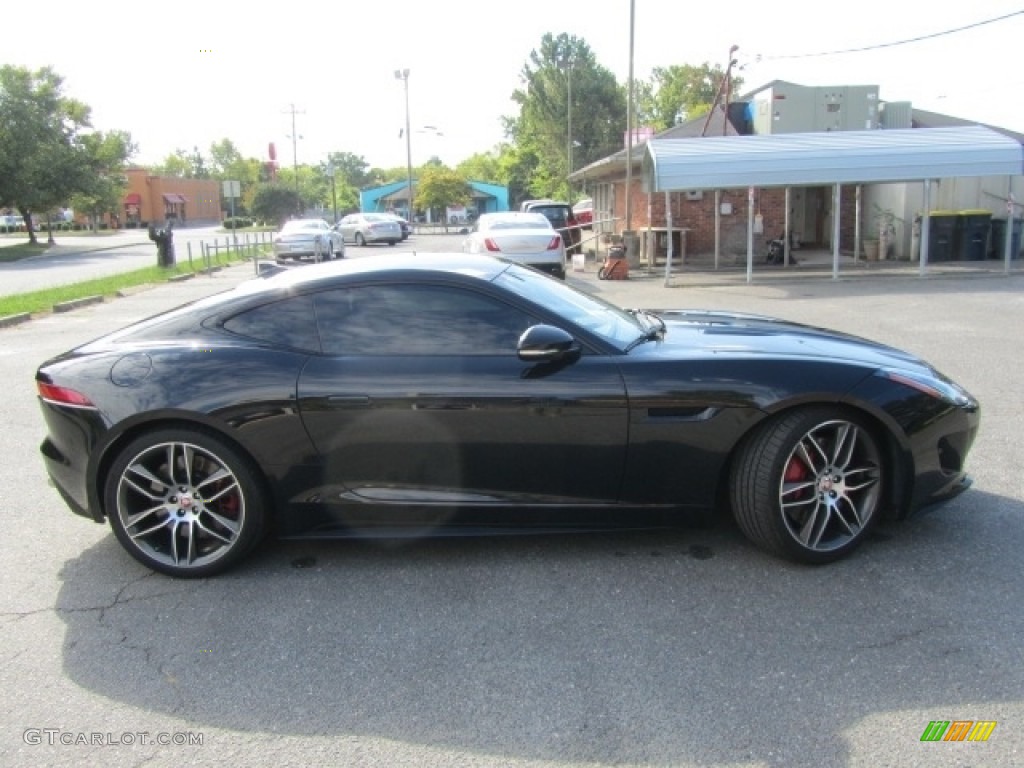 2015 F-TYPE R Coupe - Ultimate Black Metallic / Jet photo #11