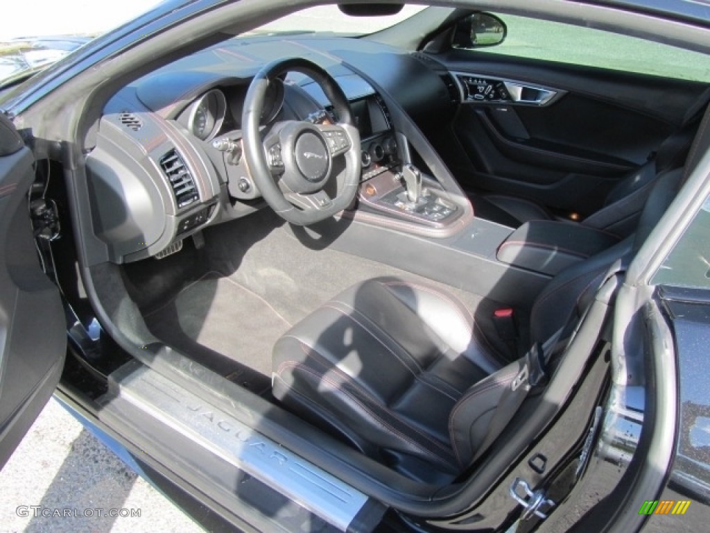 2015 F-TYPE R Coupe - Ultimate Black Metallic / Jet photo #19