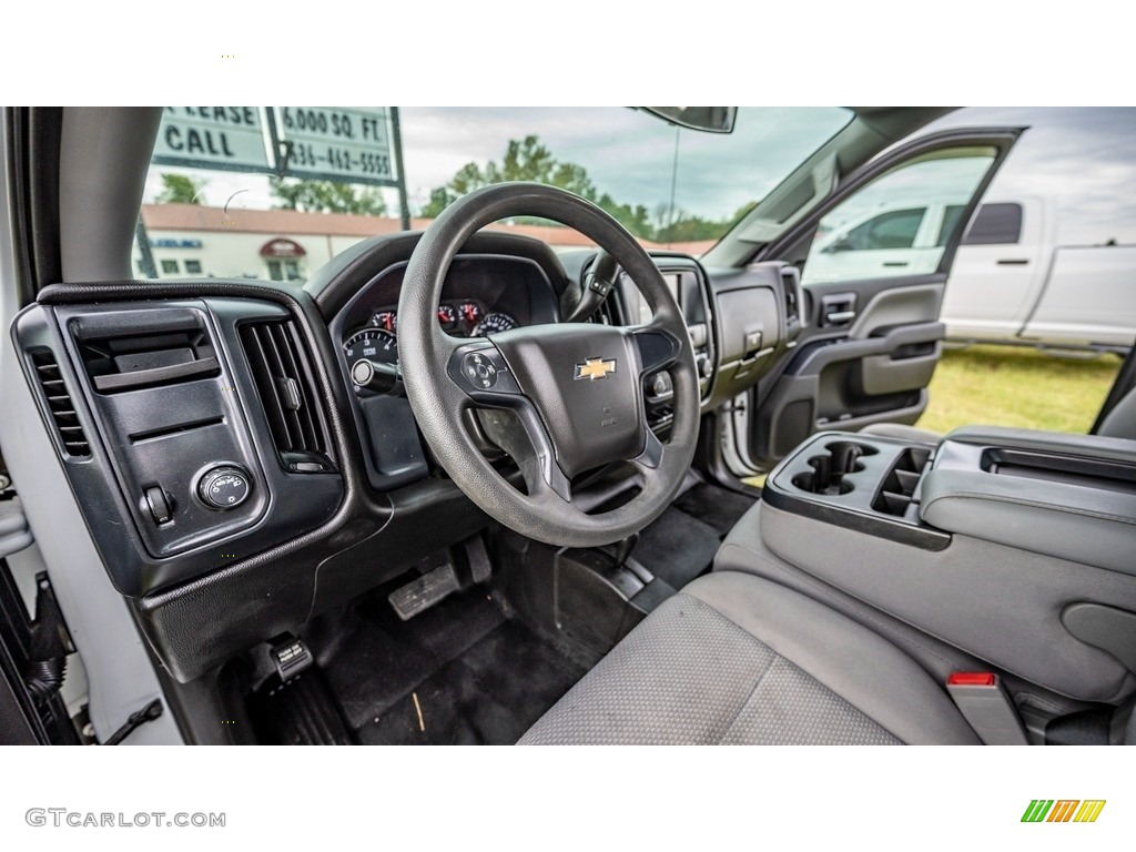 Dark Ash/Jet Black Interior 2018 Chevrolet Silverado 1500 WT Crew Cab 4x4 Photo #144927726