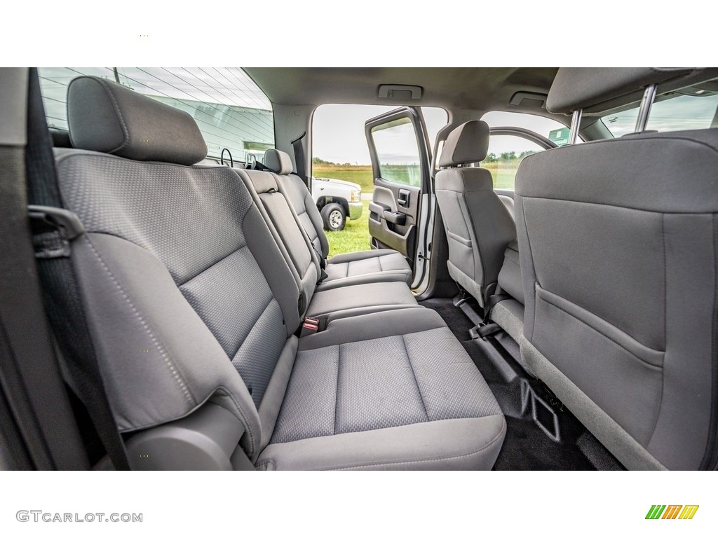 2018 Chevrolet Silverado 1500 WT Crew Cab 4x4 Rear Seat Photo #144927769
