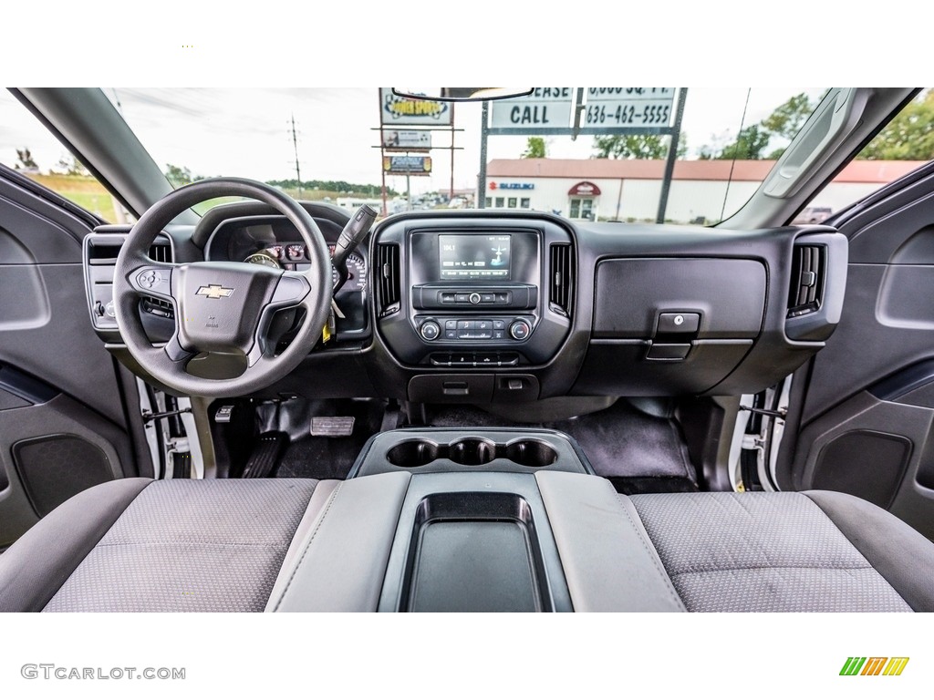 Dark Ash/Jet Black Interior 2018 Chevrolet Silverado 1500 WT Crew Cab 4x4 Photo #144927824
