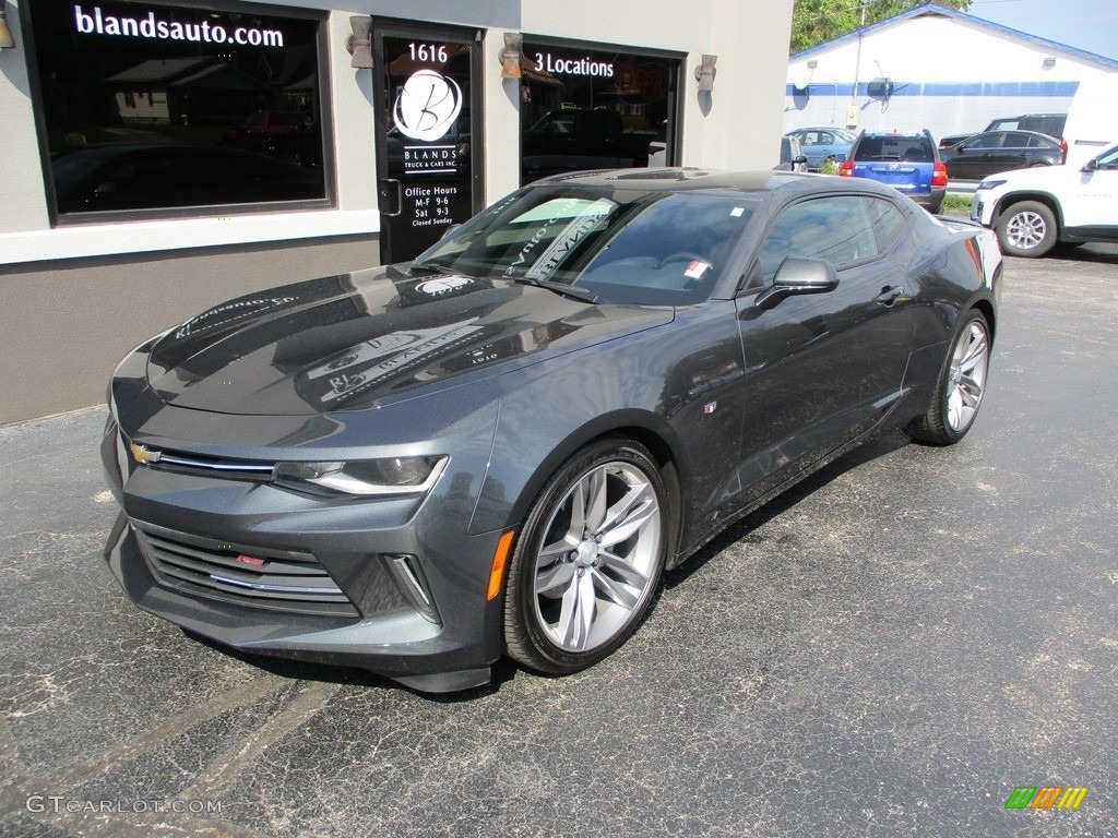 2017 Camaro LT Coupe - Nightfall Gray Metallic / Jet Black photo #2