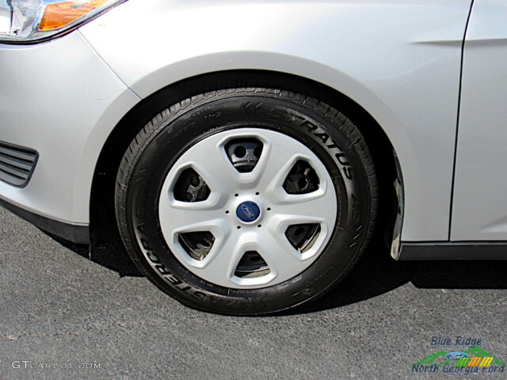 2017 Focus S Sedan - Ingot Silver / Charcoal Black photo #9