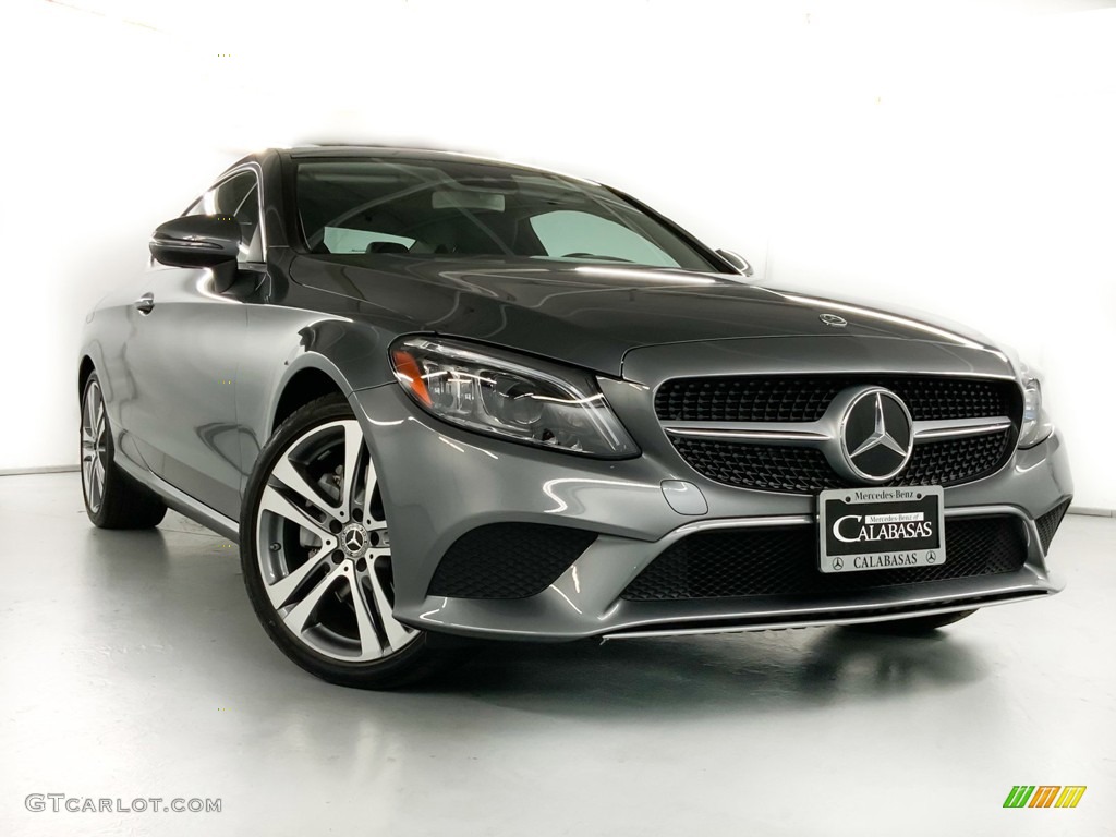 2020 C 300 Coupe - Selenite Grey Metallic / Black photo #2