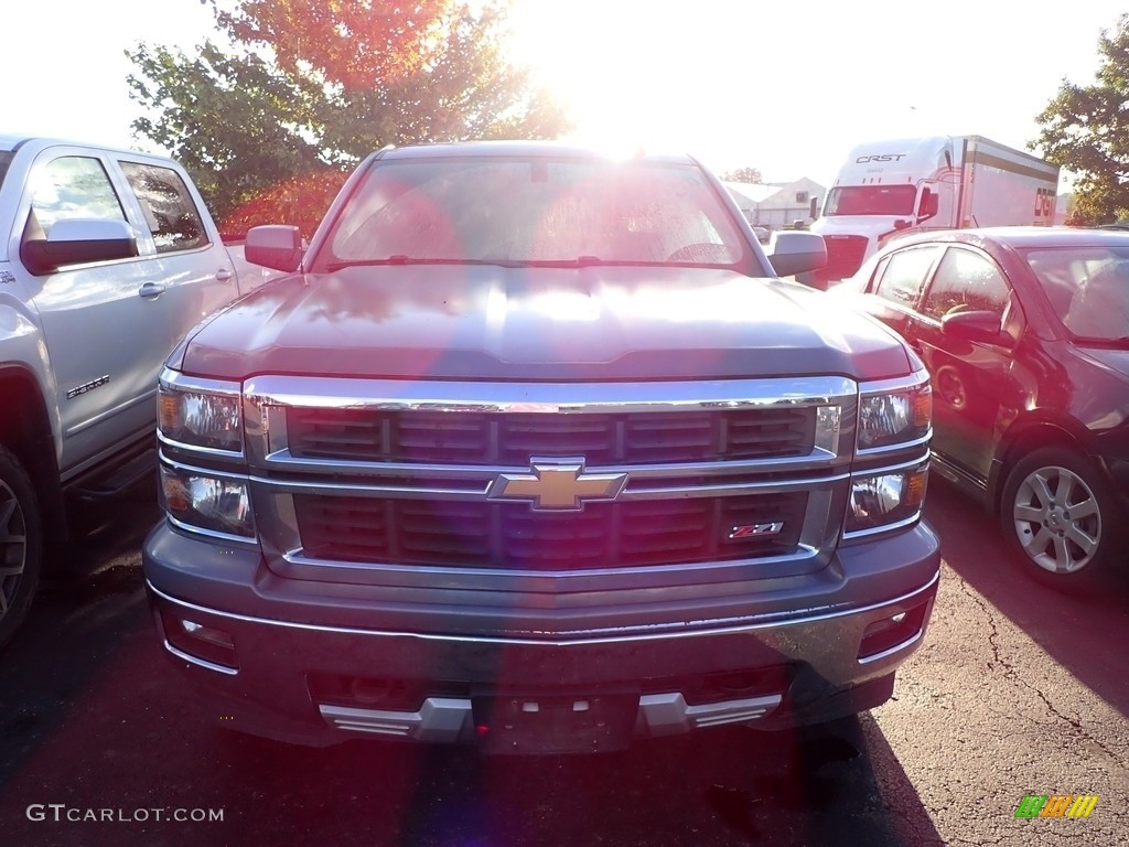 2015 Silverado 1500 LT Double Cab 4x4 - Slate Gray Metallic / Jet Black photo #2
