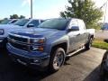 2015 Slate Gray Metallic Chevrolet Silverado 1500 LT Double Cab 4x4  photo #3