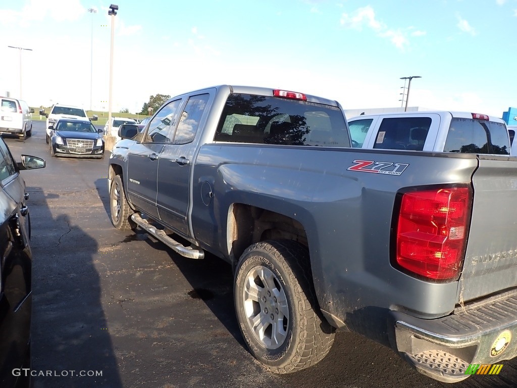2015 Silverado 1500 LT Double Cab 4x4 - Slate Gray Metallic / Jet Black photo #4