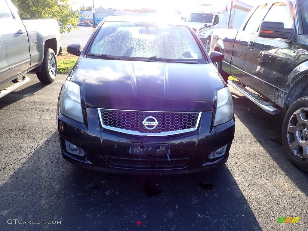 2011 Sentra 2.0 SR - Super Black / Charcoal photo #2