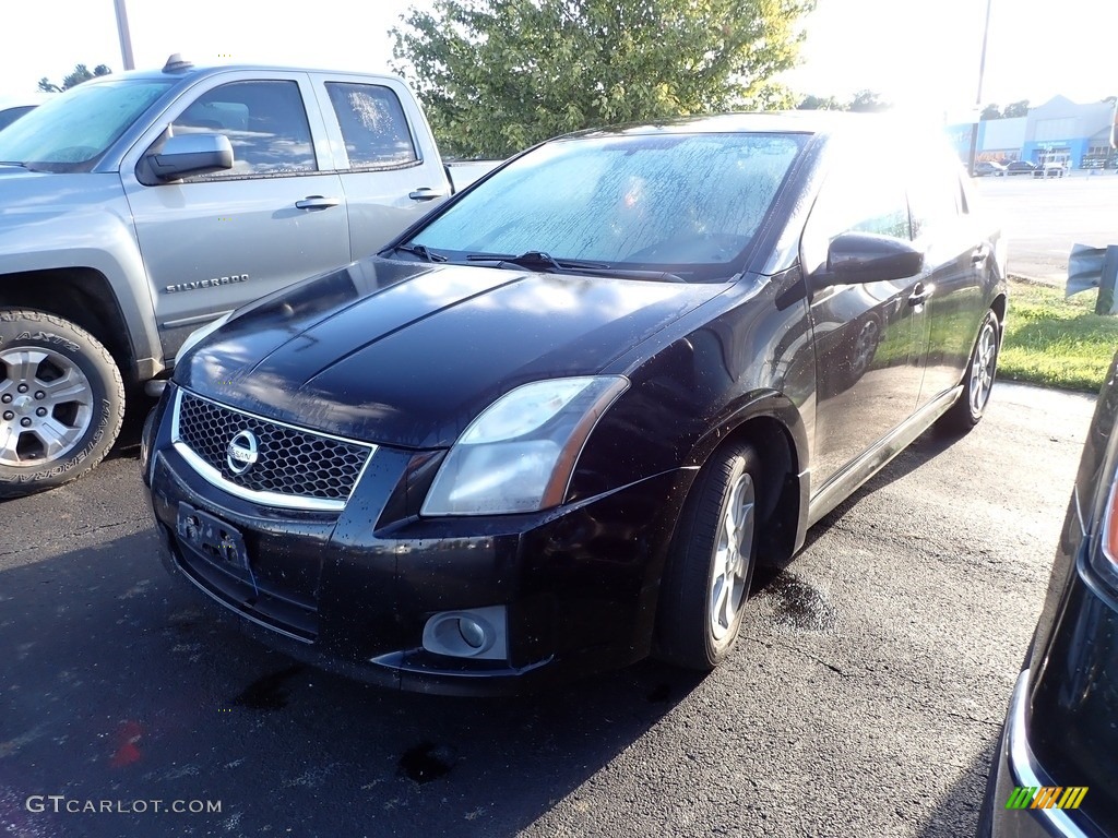 2011 Sentra 2.0 SR - Super Black / Charcoal photo #3