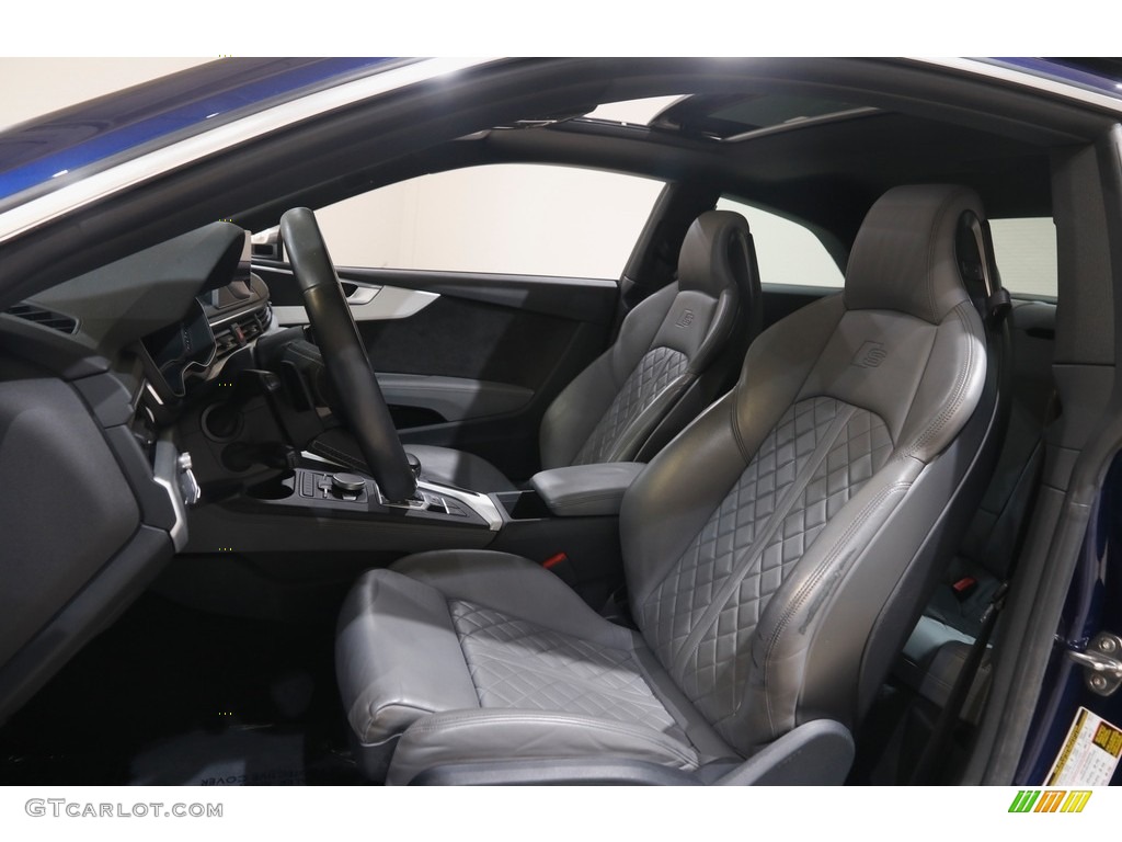 Rotor Gray Interior 2018 Audi S5 Prestige Coupe Photo #144933199