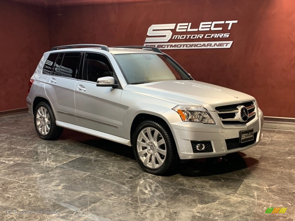 2010 GLK 350 4Matic - Iridium Silver Metallic / Black photo #3