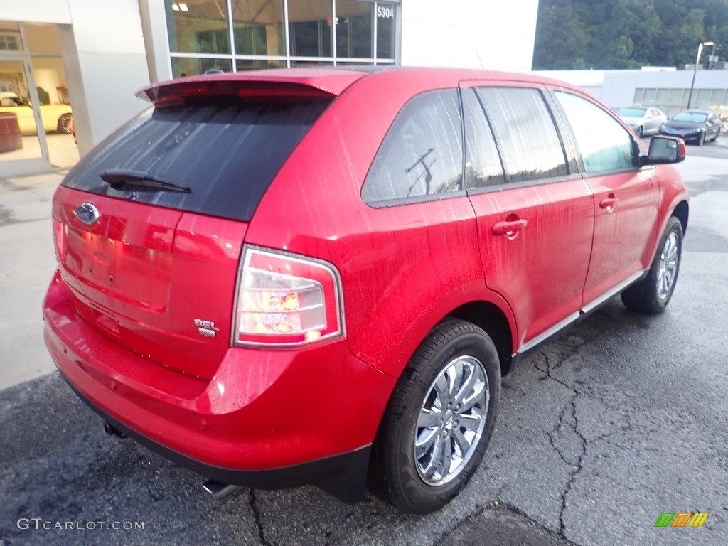 2010 Edge SEL AWD - Red Candy Metallic / Medium Light Stone photo #2