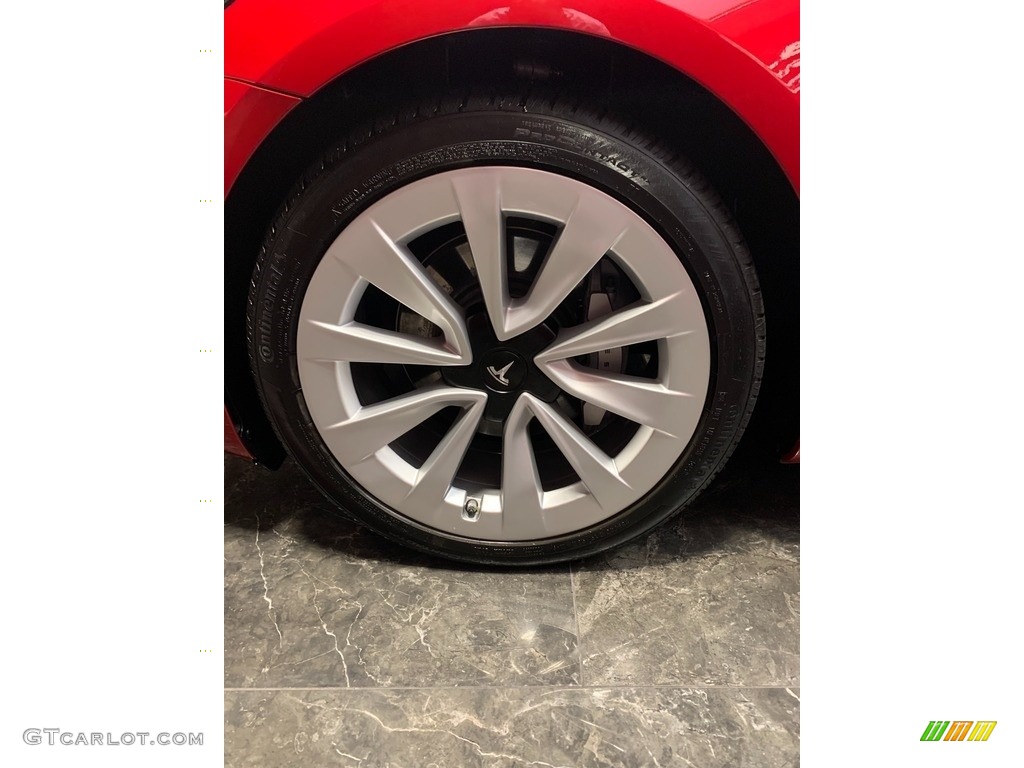 2021 Tesla Model 3 Long Range Wheel Photos