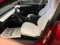 2021 Tesla Model 3 White Interior Front Seat Photo
