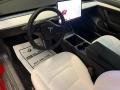 2021 Tesla Model 3 White Interior Interior Photo