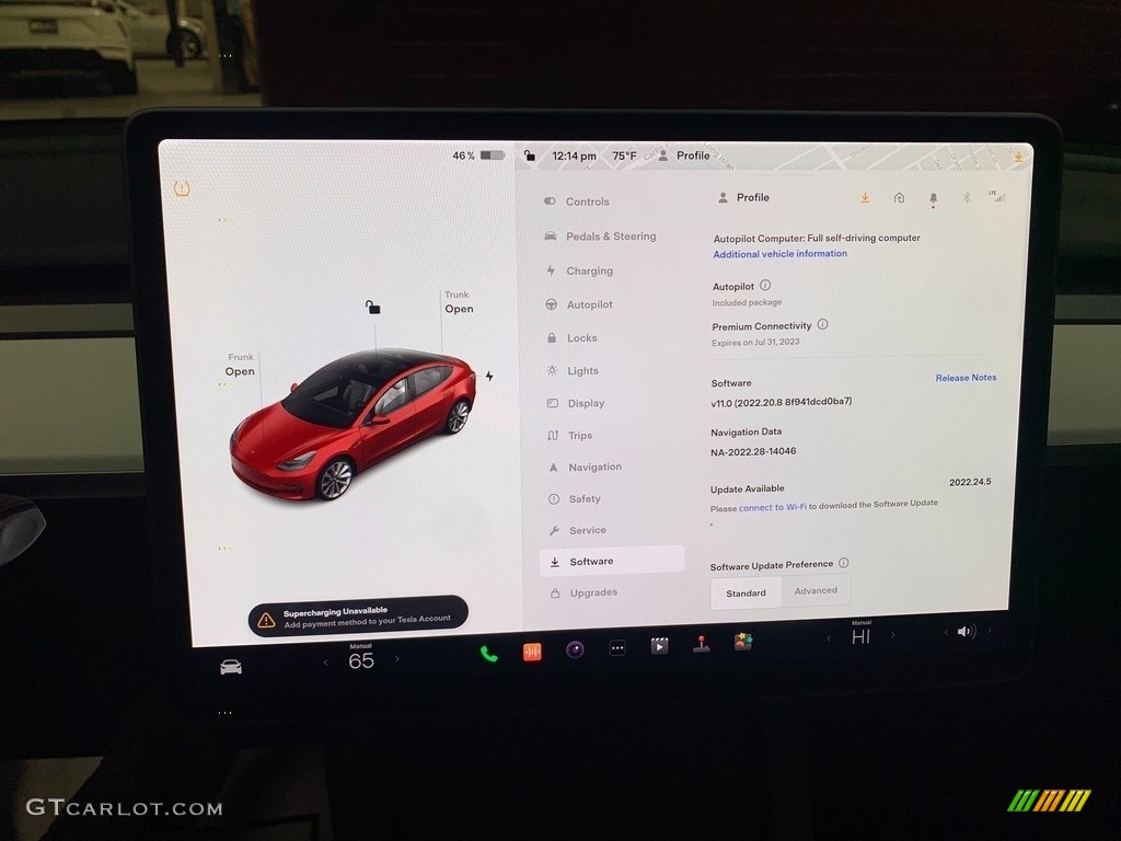 2021 Tesla Model 3 Long Range Controls Photos
