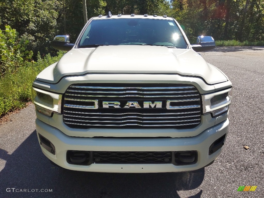 2022 2500 Laramie Crew Cab 4x4 - Pearl White / Black photo #3