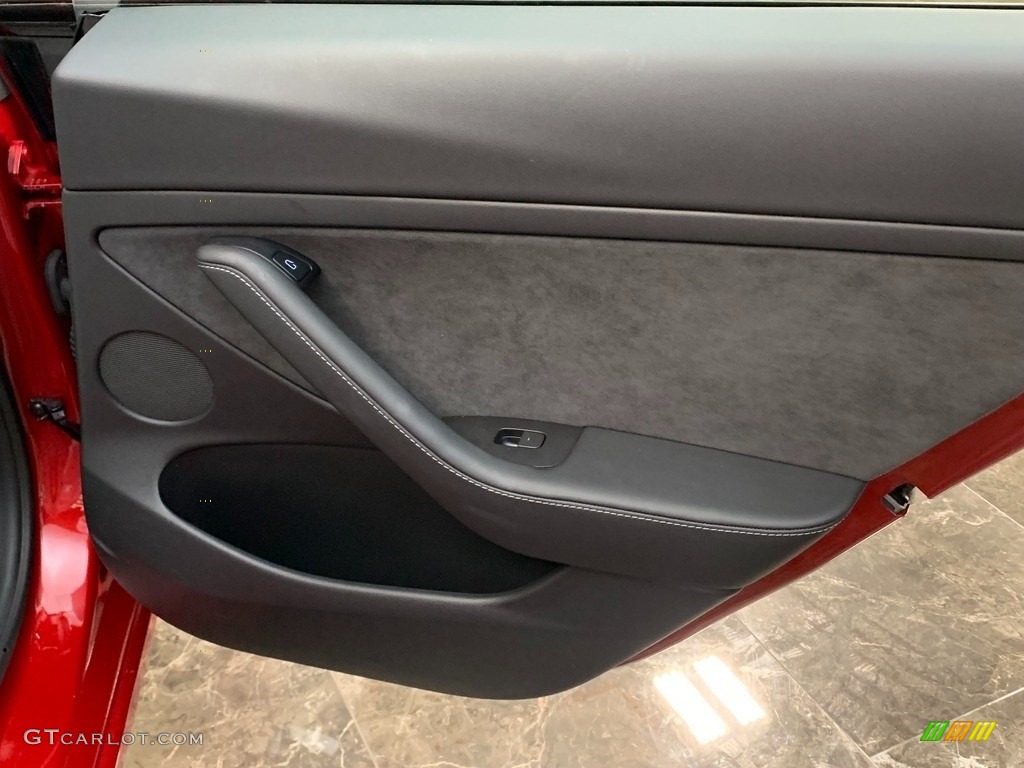 2021 Tesla Model 3 Long Range White Door Panel Photo #144933892