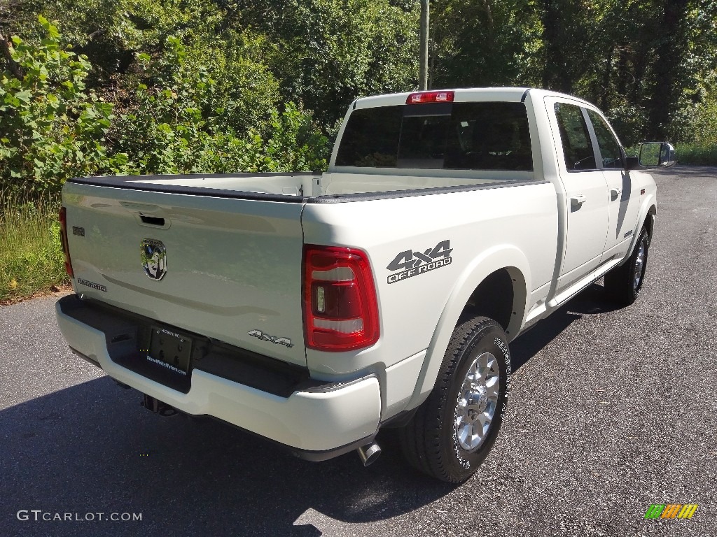 2022 2500 Laramie Crew Cab 4x4 - Pearl White / Black photo #6