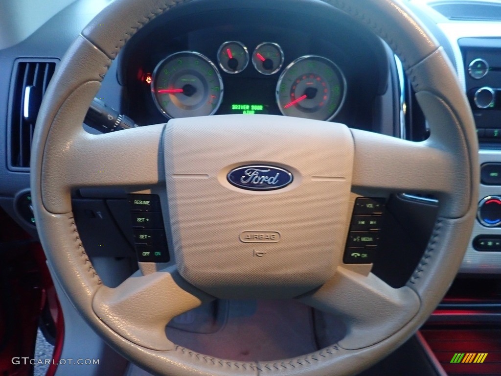 2010 Edge SEL AWD - Red Candy Metallic / Medium Light Stone photo #26