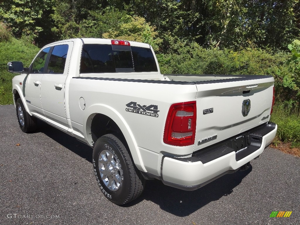 2022 2500 Laramie Crew Cab 4x4 - Pearl White / Black photo #9